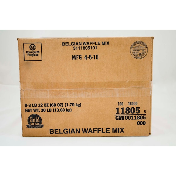 Gold Medal Belgian Waffle Mix 60 Oz., PK8